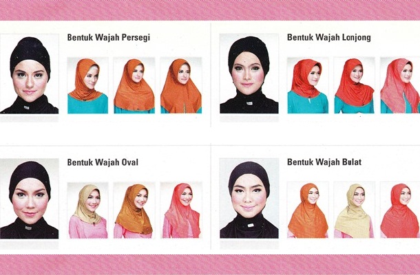 Model Hijab Yg Cocok Untuk Wajah Lonjong